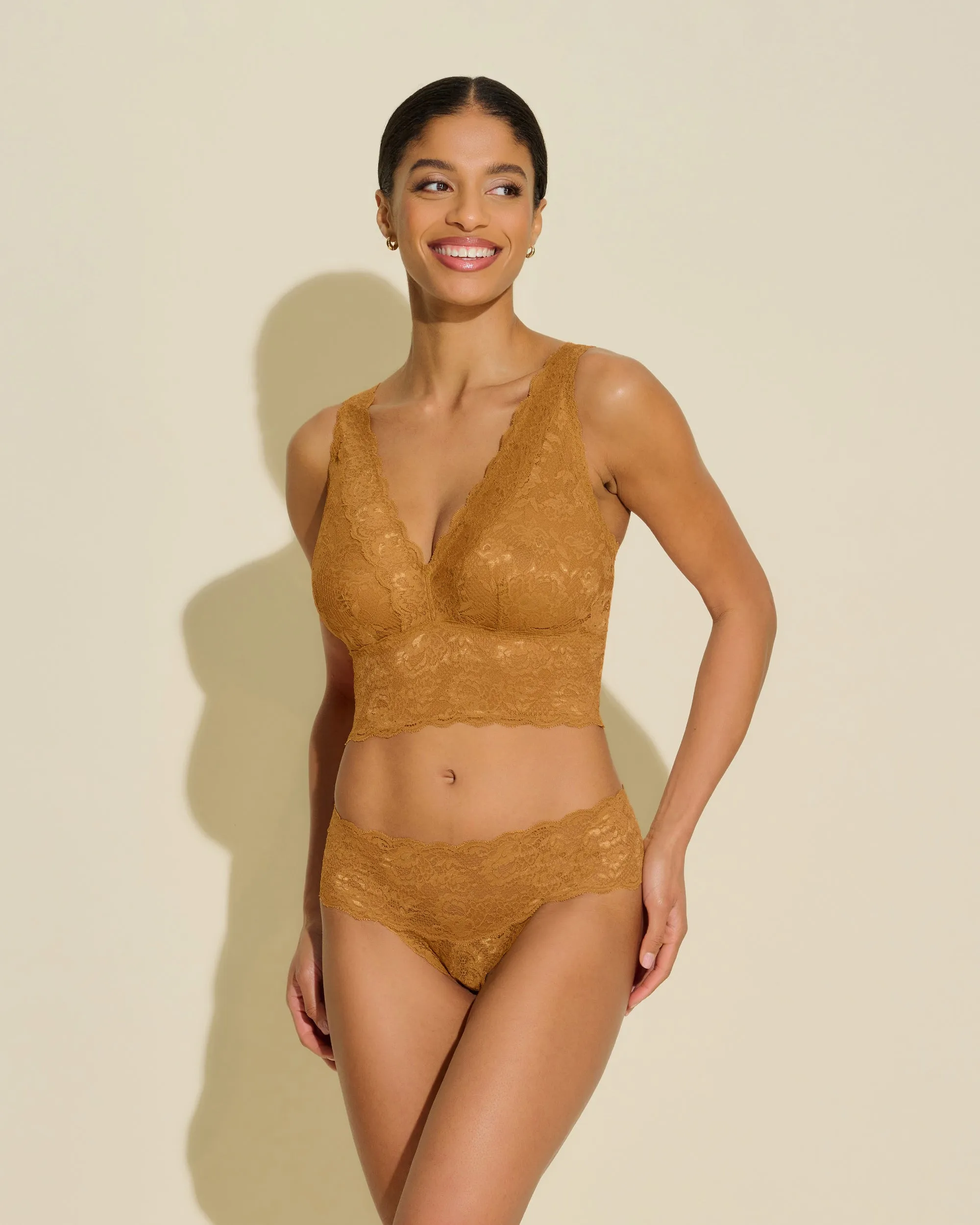 Bralette Curvy Plungie Longline