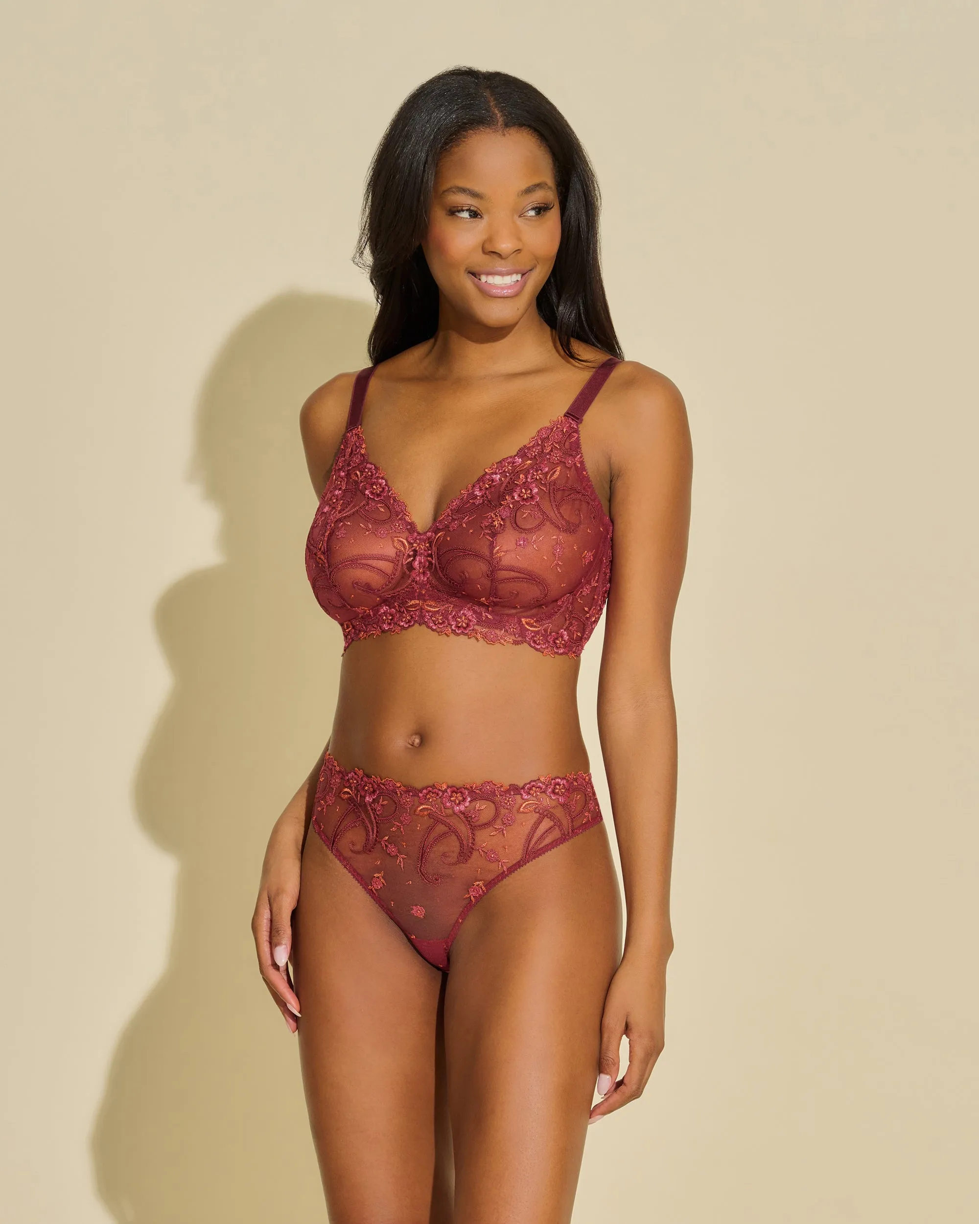 Bralette De Triángulos Altos Curvy