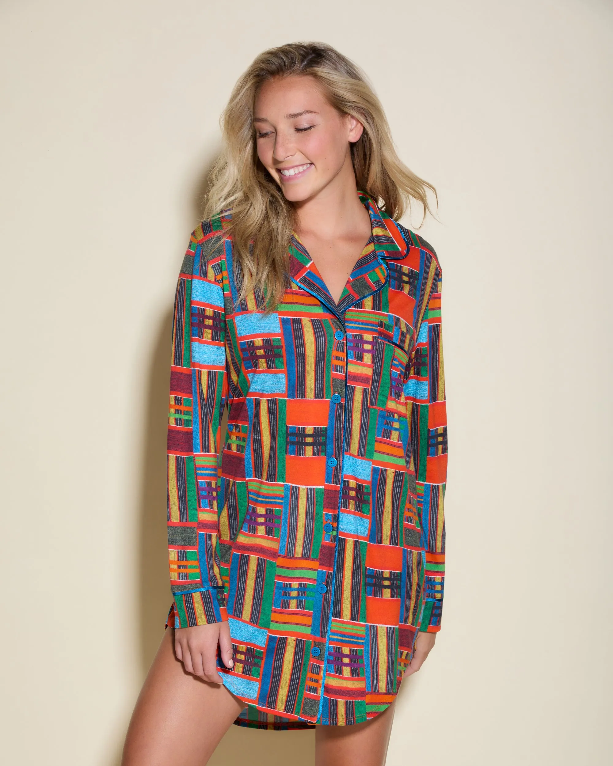Camicia Da Notte Stampata