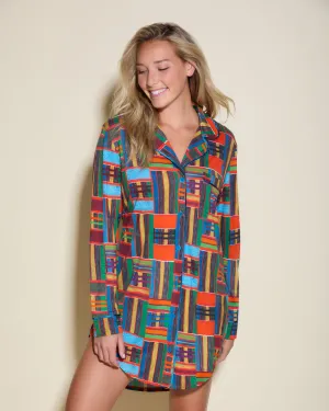 Camicia Da Notte Stampata