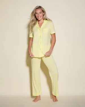 Conjunto De Pijama Con Camisa De Manga Corta Y Pantalones