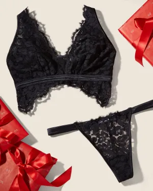 Curvy Bralette & String-Set