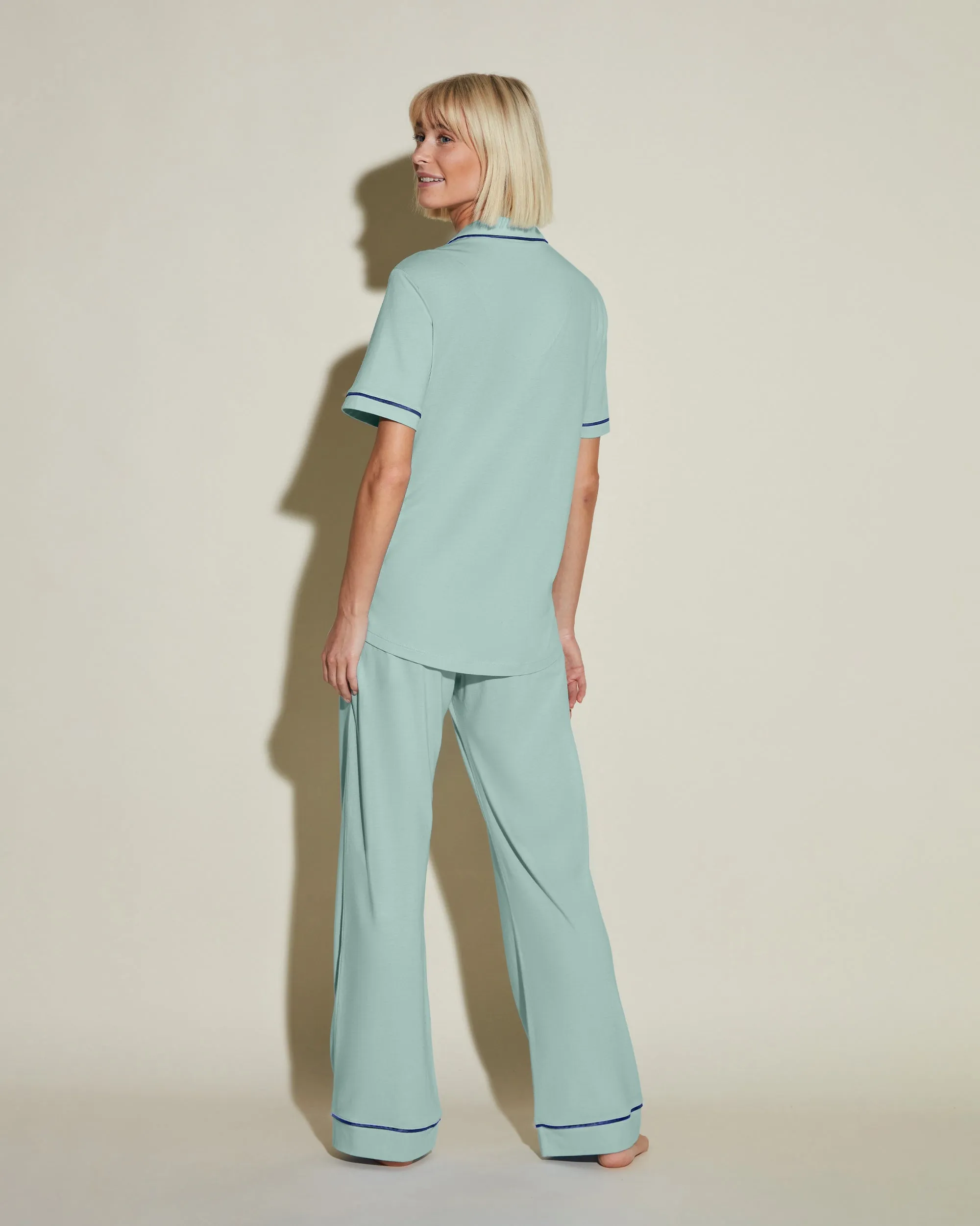 Ensemble Pyjama Haut  À Manches Courtes Et Pantalon