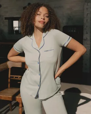 Ensemble Pyjama Haut  À Manches Courtes Et Pantalon