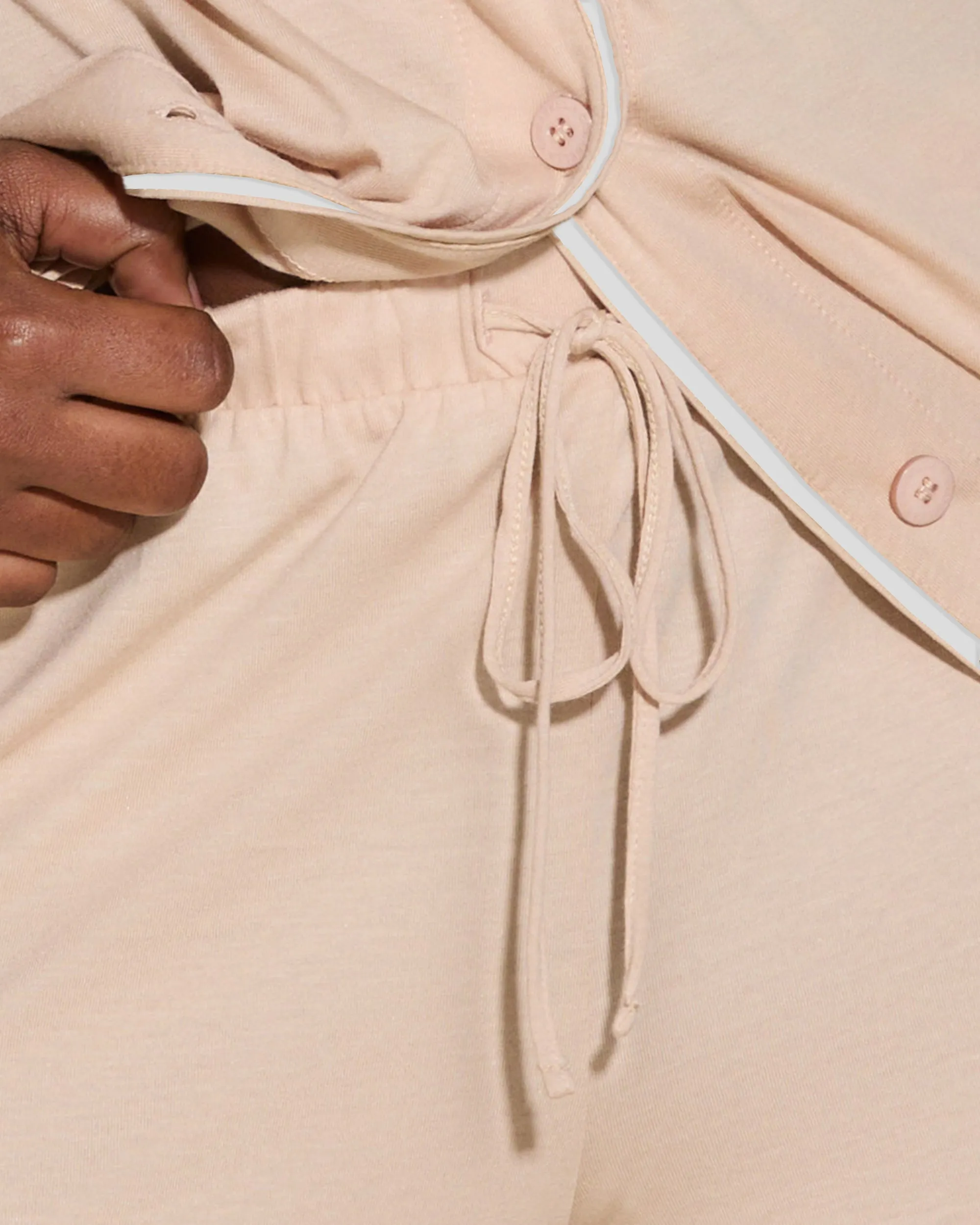 Ensemble Pyjama Haut À Manches Longues Et Boxer