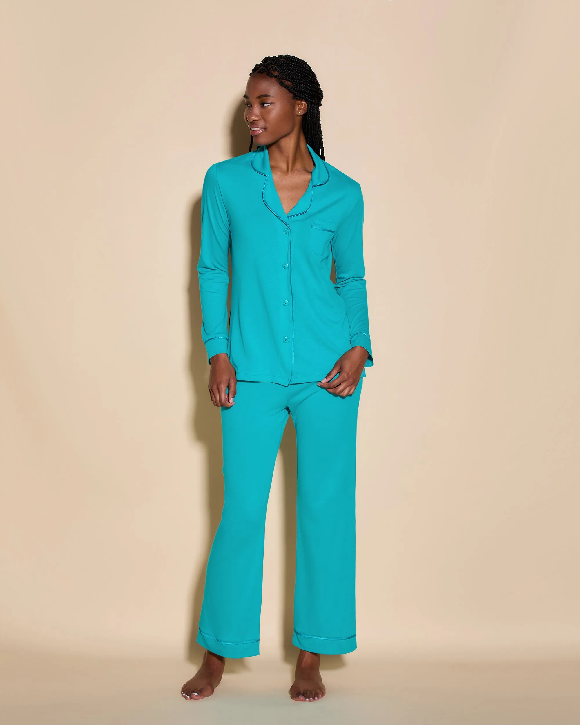 Ensemble Pyjama Haut À Manches Longues Et Pantalon
