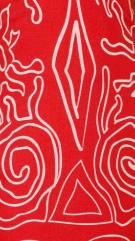 Gwyneth Mini Dress - Red