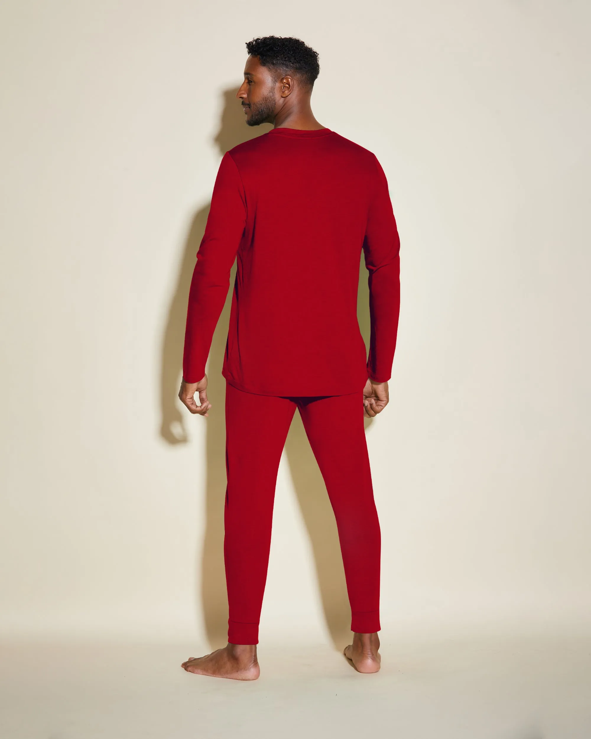 Henley & Jogger Pyjama-Set Für Männer
