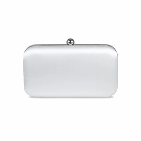 Jewel: White Satin & Silver