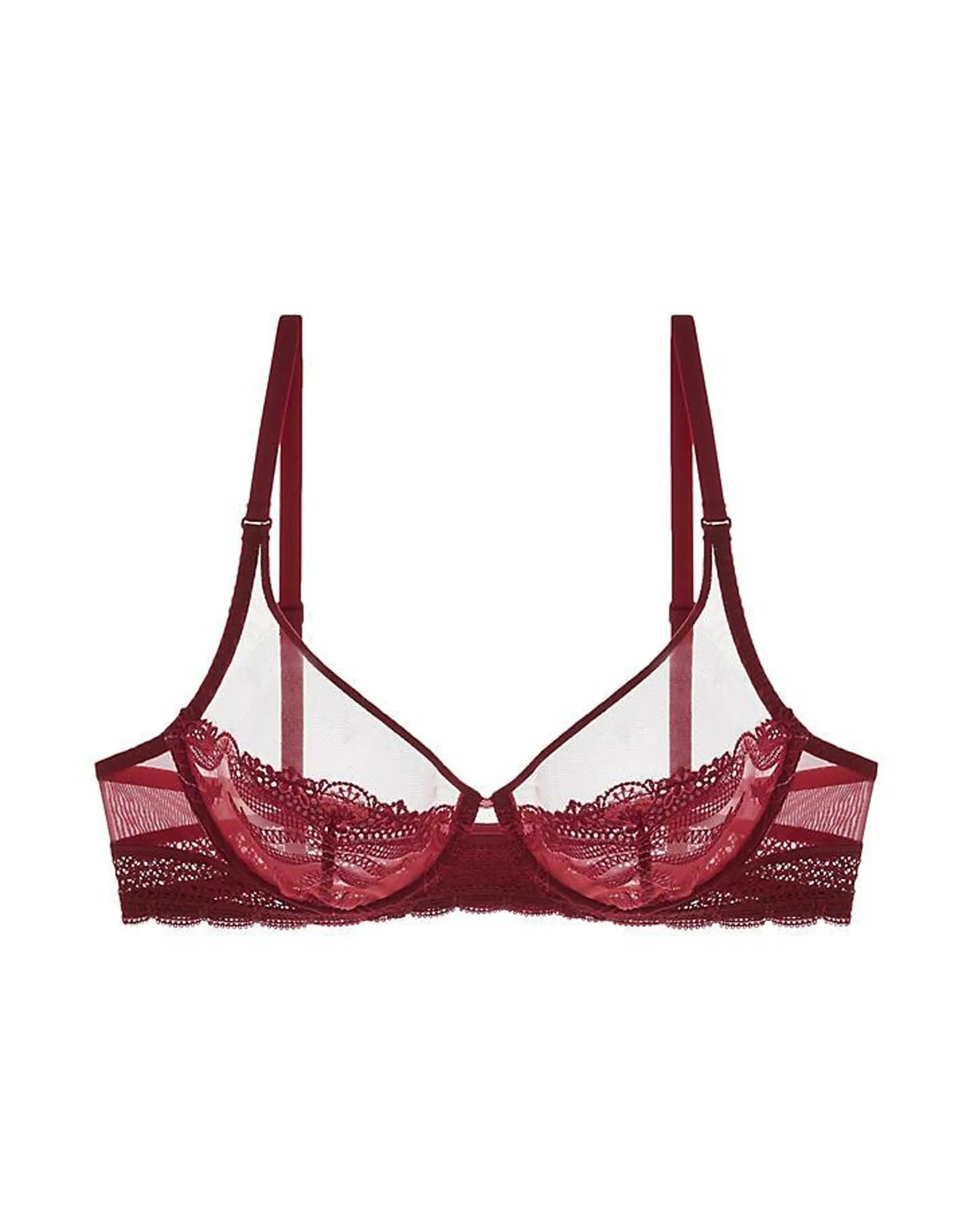 Kiss Sheer Plunge Bra