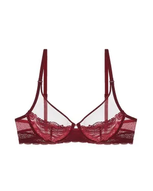 Kiss Sheer Plunge Bra