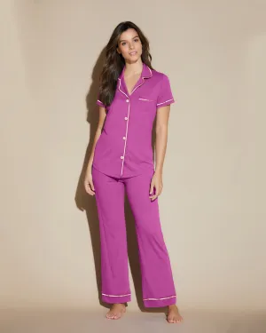Kurzärmeliges Top & Hose Pyjama-Set