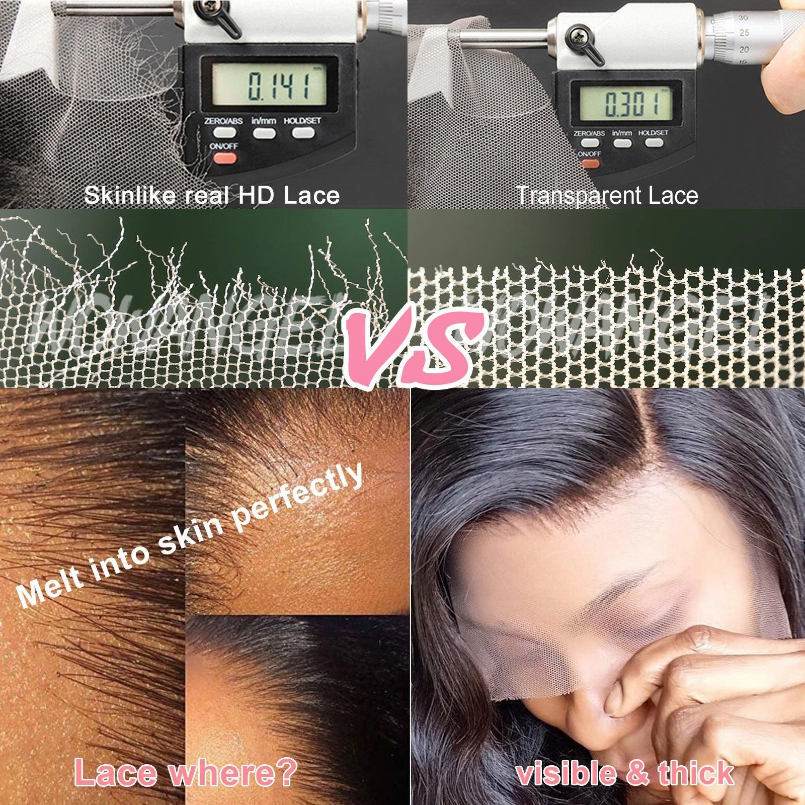 Lace Closure Only, 5x5 Skinlike Real HD Lace Closure Only, HD Lace Piece