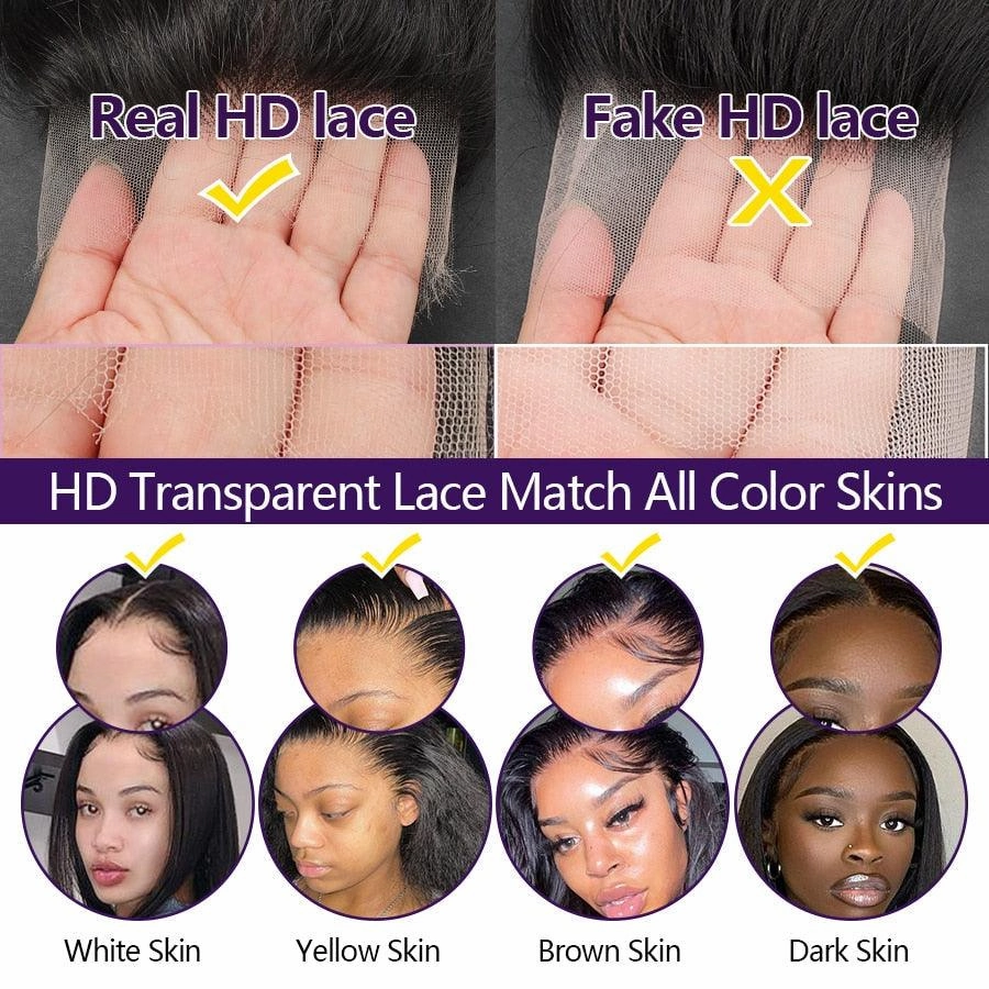 Lace Closure Only, 6x6 Skinlike Real HD Lace Closure Only, HD Lace Piece