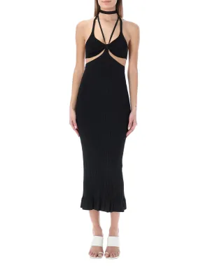 Philosophy Di Lorenzo Serafini V-Neck Cut-Out Dress