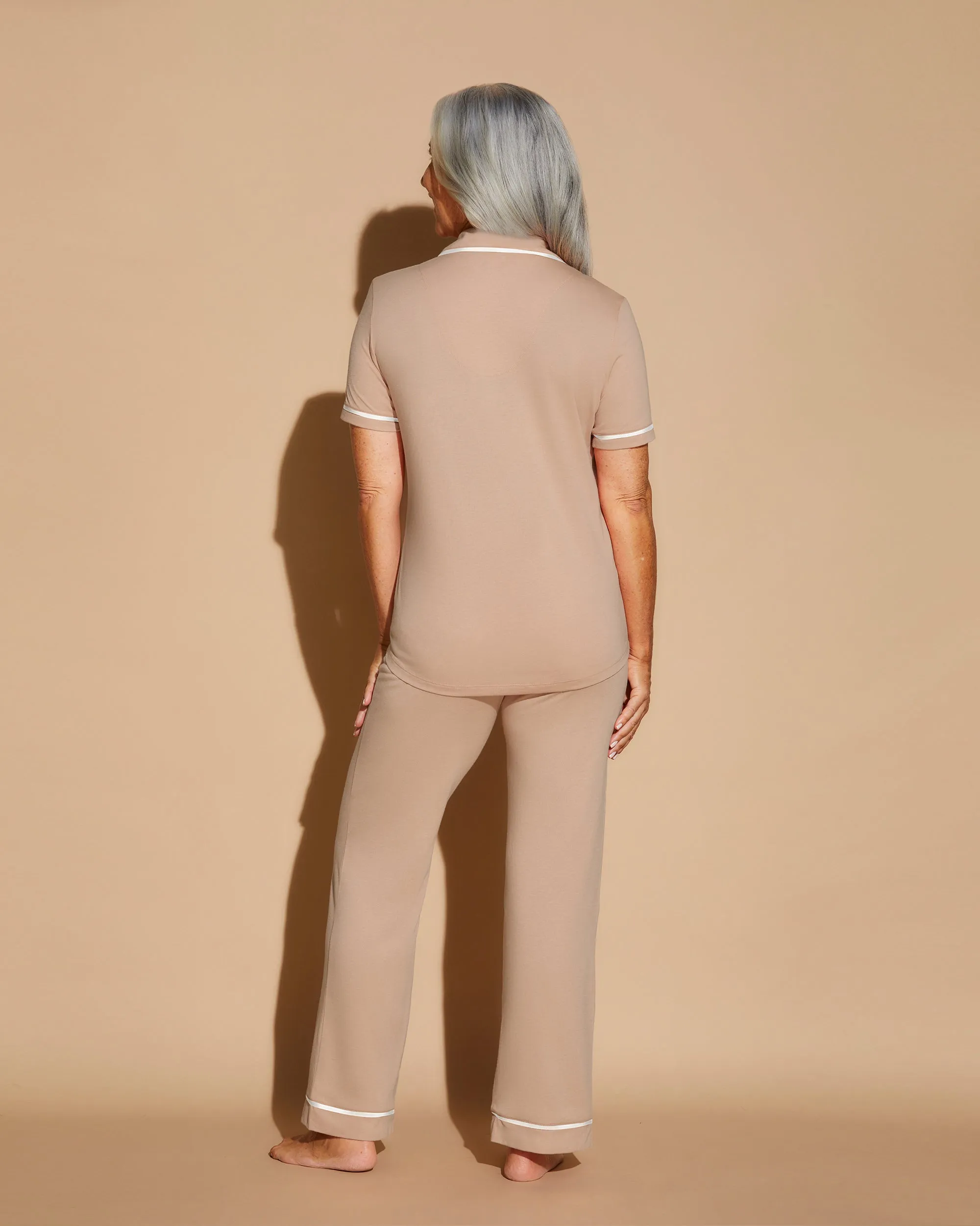 Pigiama Con Top A Maniche Corte E Pantaloni