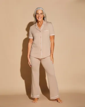 Pigiama Con Top A Maniche Corte E Pantaloni