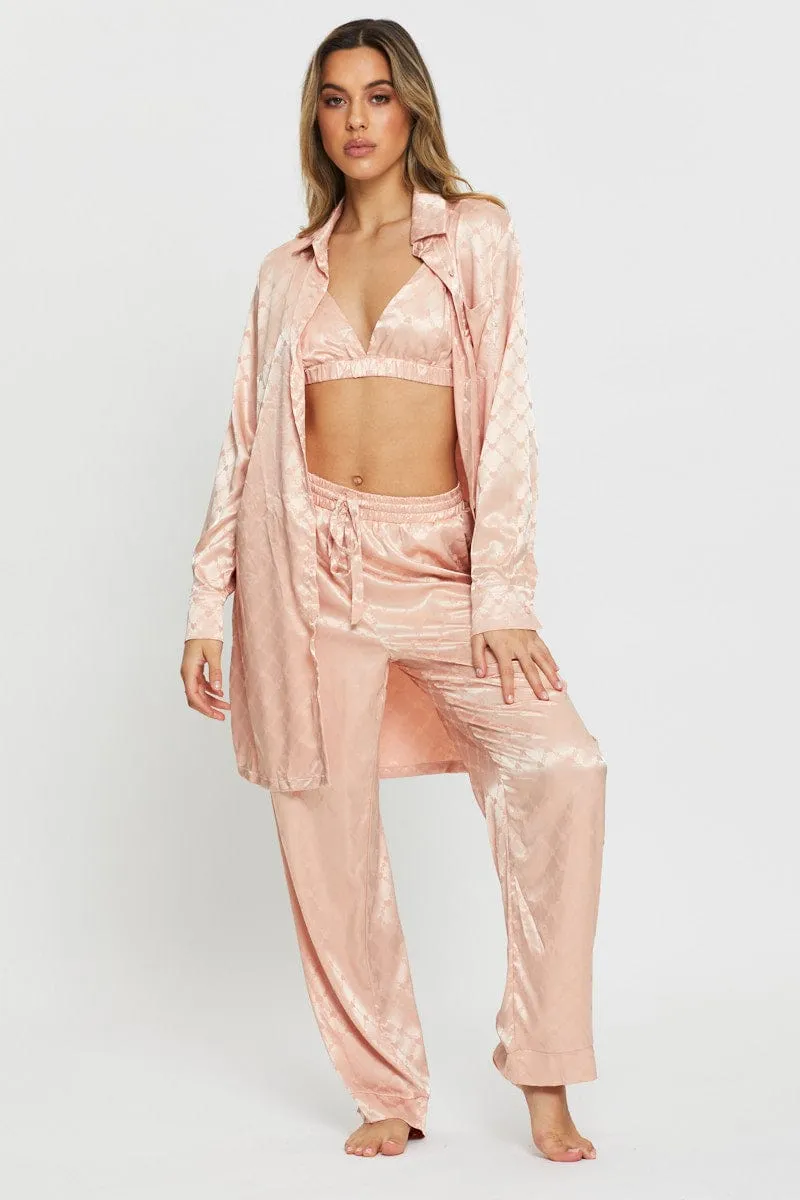 Pink Mix And Match Bralette Satin