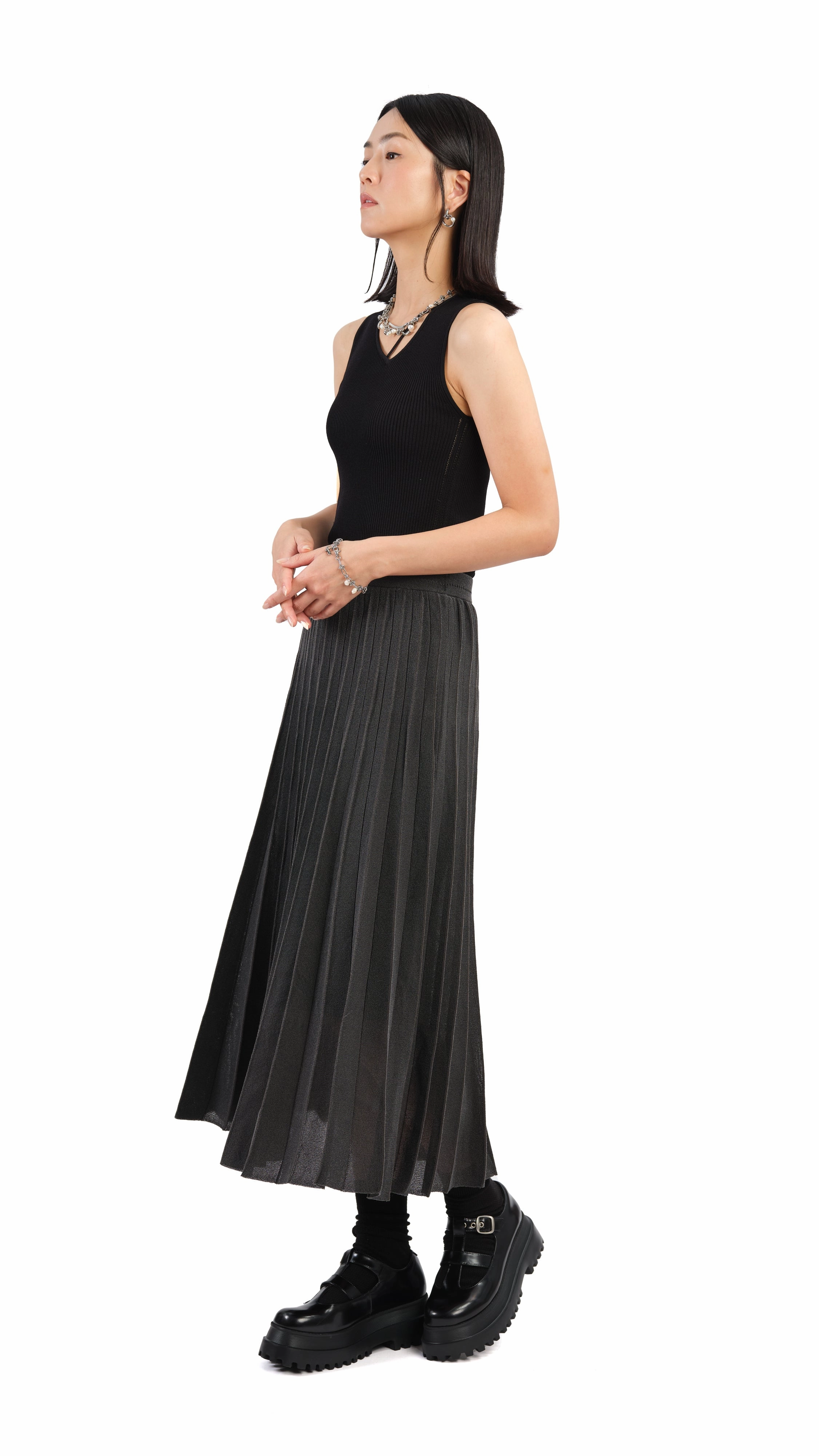 Sheer Knit Skirt