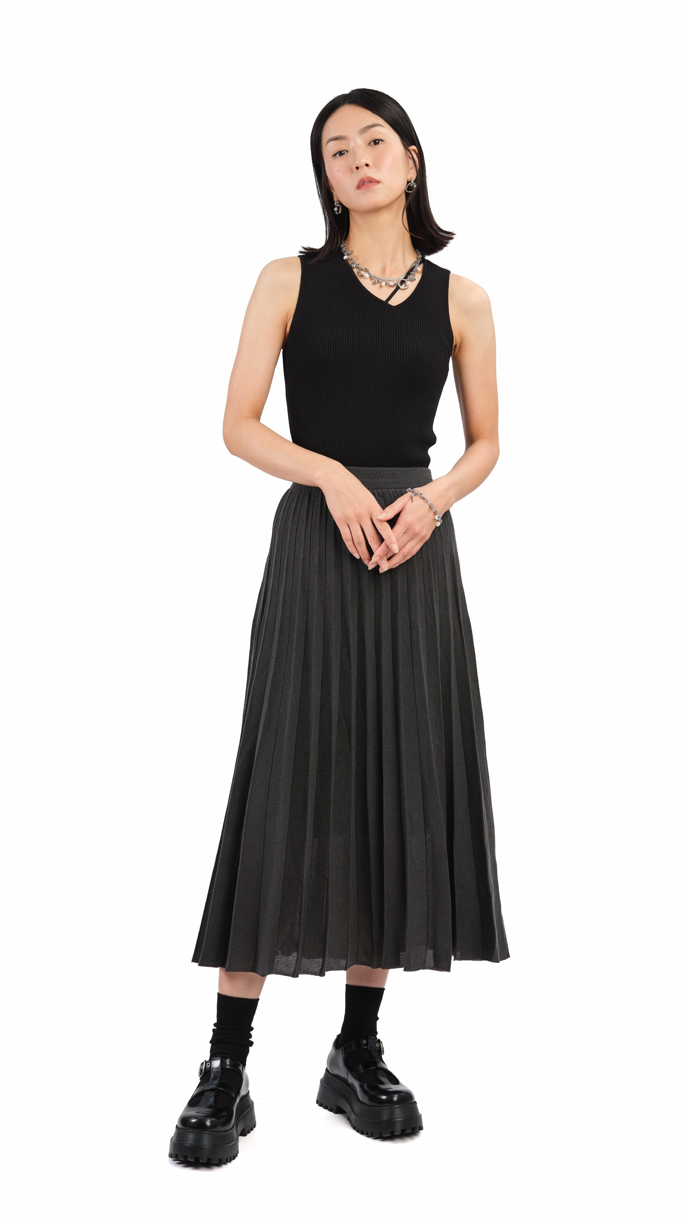 Sheer Knit Skirt