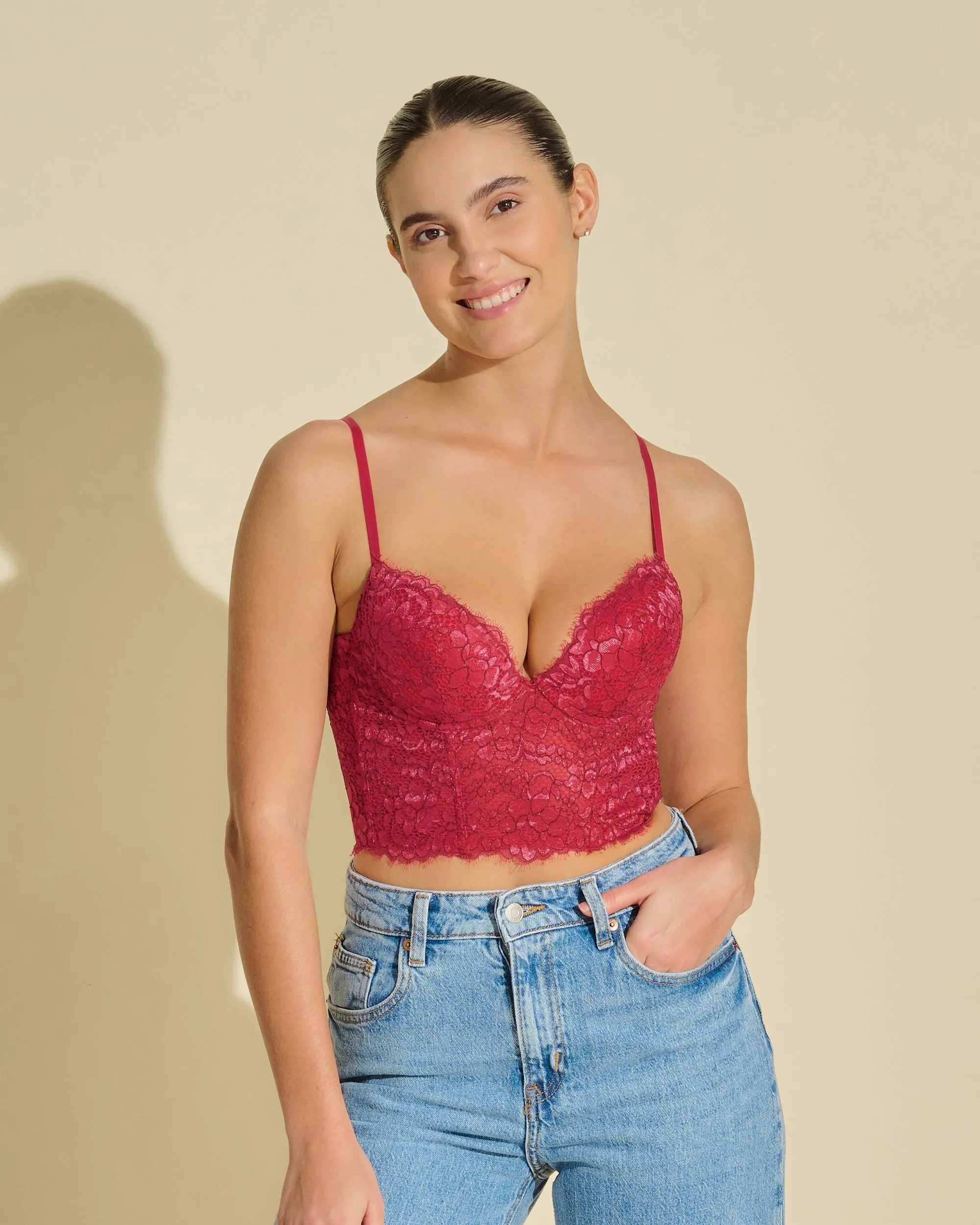 Top Push-Up Tipo Bustier