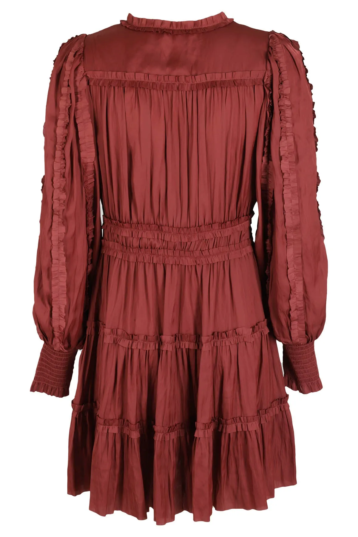 Ulla Johnson Amara V-Neck Long Sleeved Dress